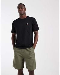 Dickies - Camiseta Negra Con Logo Pequeño Mapleton De - Lyst