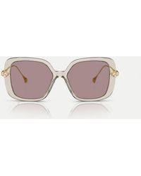 Swarovski - Sk6011 Rectangle Sunglasses With Lens - Lyst