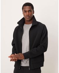 Mango - Relaxed Fit Zip Through Sweatshirt - Lyst