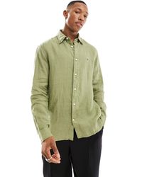 Tommy Hilfiger - Pigment Dyed Solid Regular Fit Shirt - Lyst