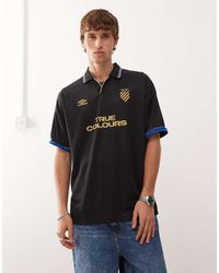 Umbro - Maglia Da Calcio Squadrata Nera - Lyst