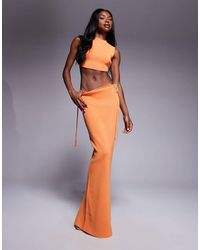 Wanderdoll - Falda Larga De Punto Fino Sienna De Wander Doll (Parte De Un Conjunto) - Lyst