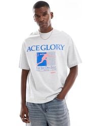 Bershka - Race Glory Printed T-shirt - Lyst