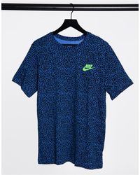 nike all over print seashell hoodie