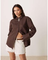 Gina Tricot - Camicia A Maniche Lunghe Vestibilità Comoda - Lyst