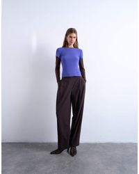 TOPSHOP - Tailored Pleated Ovoid Trouser - Lyst