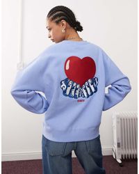 Obey - Heart Graphic Sweatshirt - Lyst