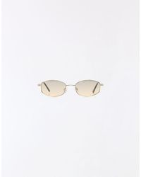 Bershka - Square Metal Frame Sunglasses - Lyst