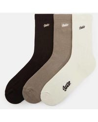 Pull&Bear - Pack Of 3 Pairs Of Stwd Socks - Lyst