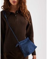 Levi's - Crossbody Tas Van Denim Met Trekkoord - Lyst