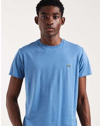 Lacoste - T-Shirt Van Pima Katoen Met Logo - Lyst