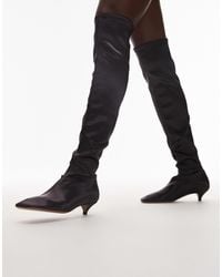 ARKET - Real Leather Over The Knee Boots - Lyst