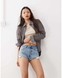 Weekday - Maia Micro Denim Shorts - Lyst