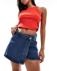 Threadbare - Denim Skort - Lyst