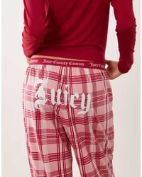Juicy Couture - Heiress Logo Long Sleeve Crew Neck Pyjama Set - Lyst