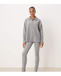 ASOS - Leggings De Estar Por Casa De Felpa Ligera Mix & Match De Asos Design Tall - Lyst