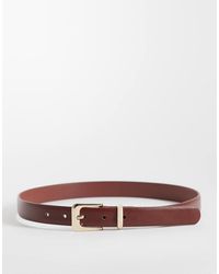 Mango - Faux Leather Classic Belt - Lyst