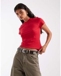 JJXX - Gigi V Neck Tee - Lyst