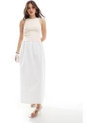 4th & Reckless - Racerneck Contrast Drop Waist Maxi Dress - Lyst