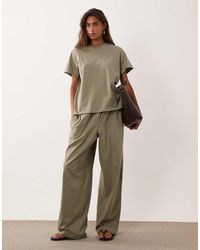ASOS - Cotton Oversized Balloon Leg Trouser Co-ord - Lyst