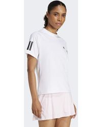 adidas Originals - Club 3-Stripes Tennis Climacool Tee - Lyst