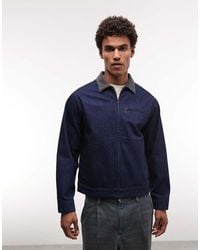 Gramicci - Denim Trucker Jacket With Contrast Collar - Lyst