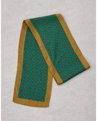 ASOS - Vintage Print Satin Smoking Scarf - Lyst