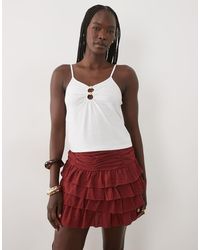 Mango - Teen Ring Detail Cami Top - Lyst