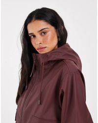 ONLY - Hooded Rain Jacket - Lyst