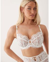 Ann Summers - Endless Attraction Bridal Fuller Bust Non Padded Balcony Bra - Lyst