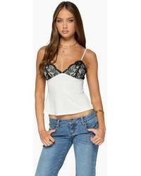 Edikted - Rubie Lacey Babydoll Top - Lyst