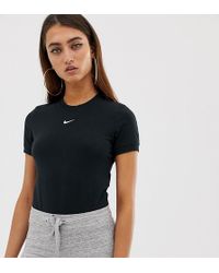 Nike Black Short Sleeve Bodysuit