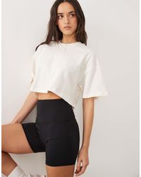 4505 - Icon Heavyweight Cotton Cropped T-Shirt With Quick Dry Finish - Lyst