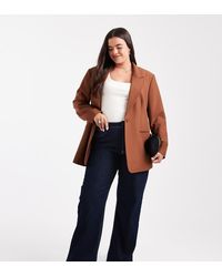 ASOS - Curve Tailored Relaxed Blazer - Lyst