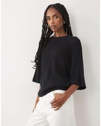 ASOS - Crew Neck Slouchy Drop Sleeve T-shirt - Lyst