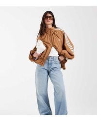 adidas Originals - Blousy Oversized Firebird Track Top - Lyst