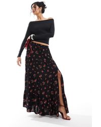 Miss Selfridge - Gonna Lunga A Balze A Fiori - Lyst