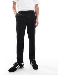 Jack & Jones - Pantaloni Da Abito Slim Fit Neri - Lyst