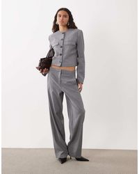 Mango - Marker Getailleerde Broek Co-Ord - Lyst