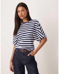Gina Tricot - Short Sleeve Cinched Waist Top - Lyst