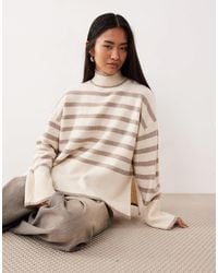Vila - – gestreifter pullover - Lyst