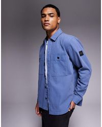BOSS - Locky Oversized Fit Overshirt - Lyst
