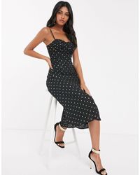 fashion union structured corset midi dress