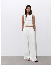 Pull&Bear - – leinenhose - Lyst
