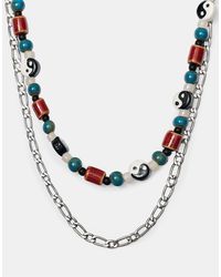 Pull&Bear - Stwd Yin Yang Necklace - Lyst
