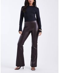 ONLY - – schlaghose aus kunstleder - Lyst
