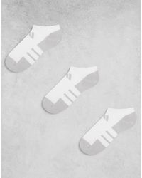 adidas Originals - Adidas Running Essentials 3 Pack Ankle Socks - Lyst