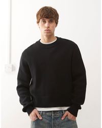 Weekday - Pull coupe carrée en maille - Lyst