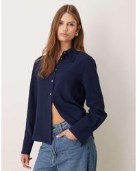 Mango - Overhemd Met Goudkleurige Knoop - Lyst