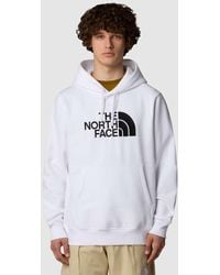 The North Face - Sudadera Blanco Tnf Y Negro Tnf Con Capucha Drew Peak De - Lyst